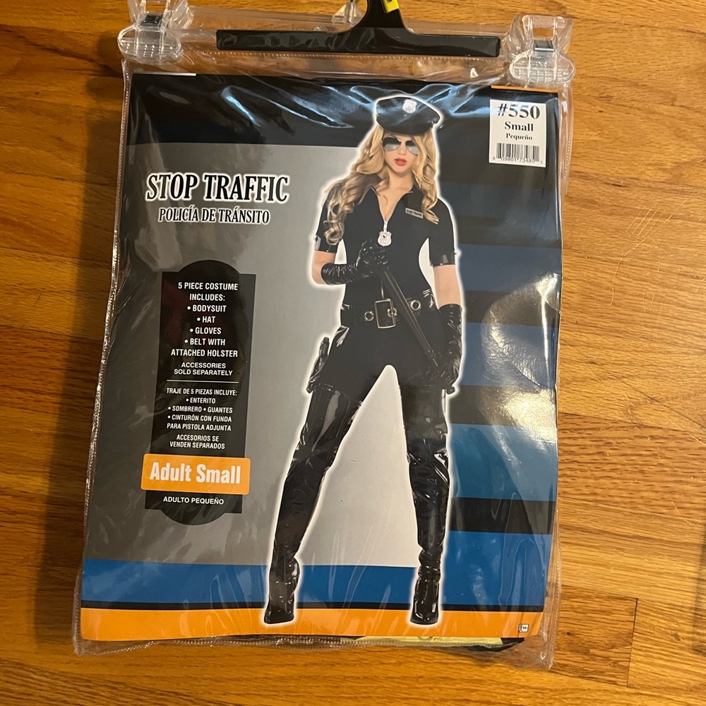 Womens size small sexy officer Halloween costume